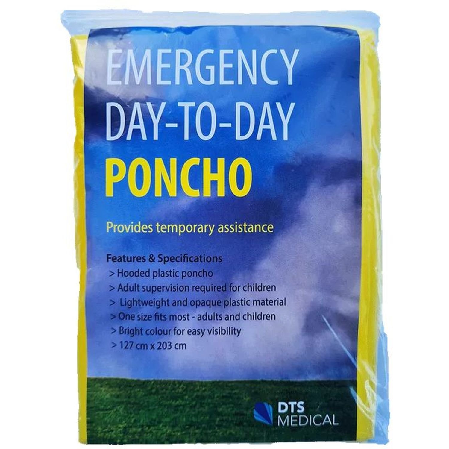 Emergency Poncho - Disposable light weight