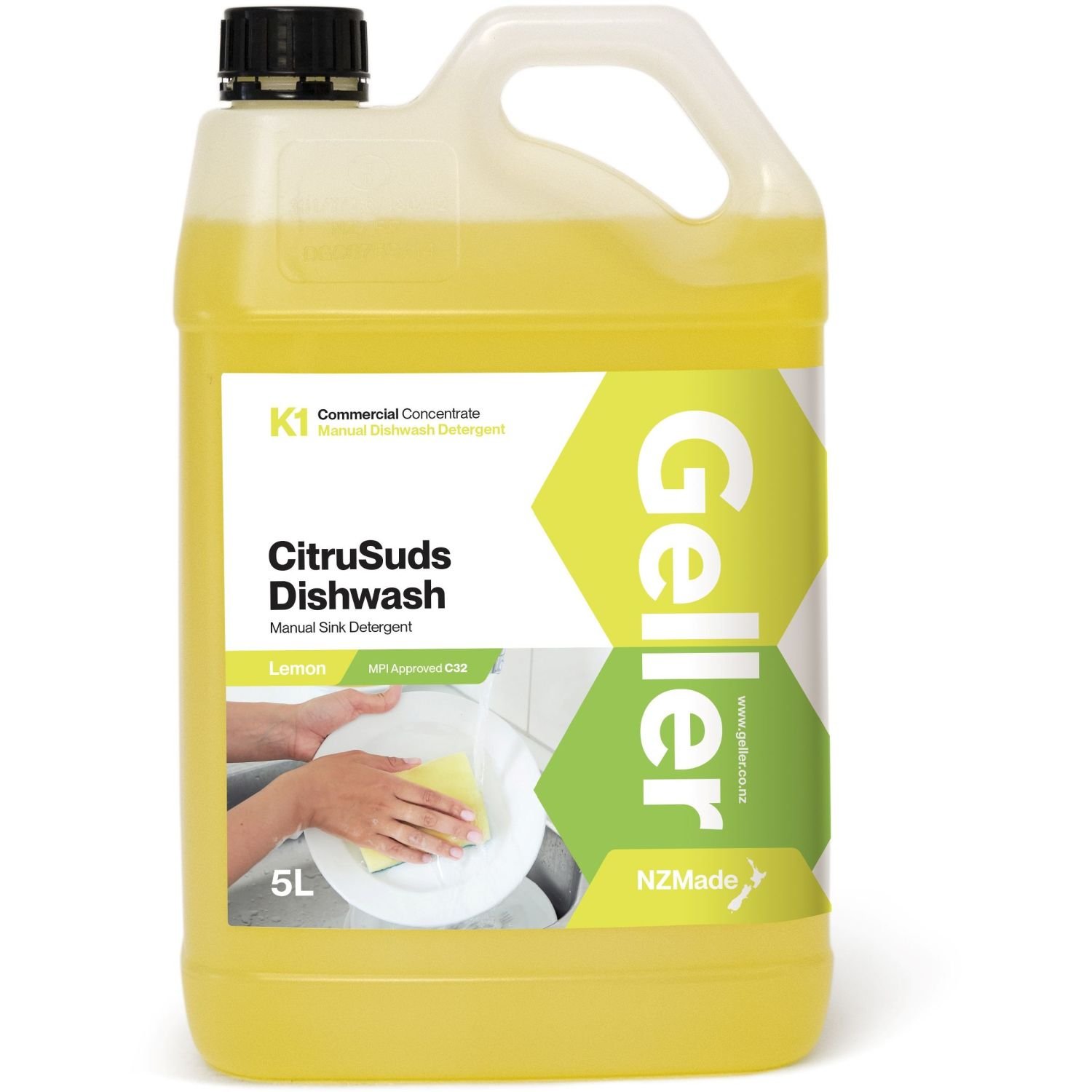 Geller Citrusuds Manual Dishwash Liquid 5L