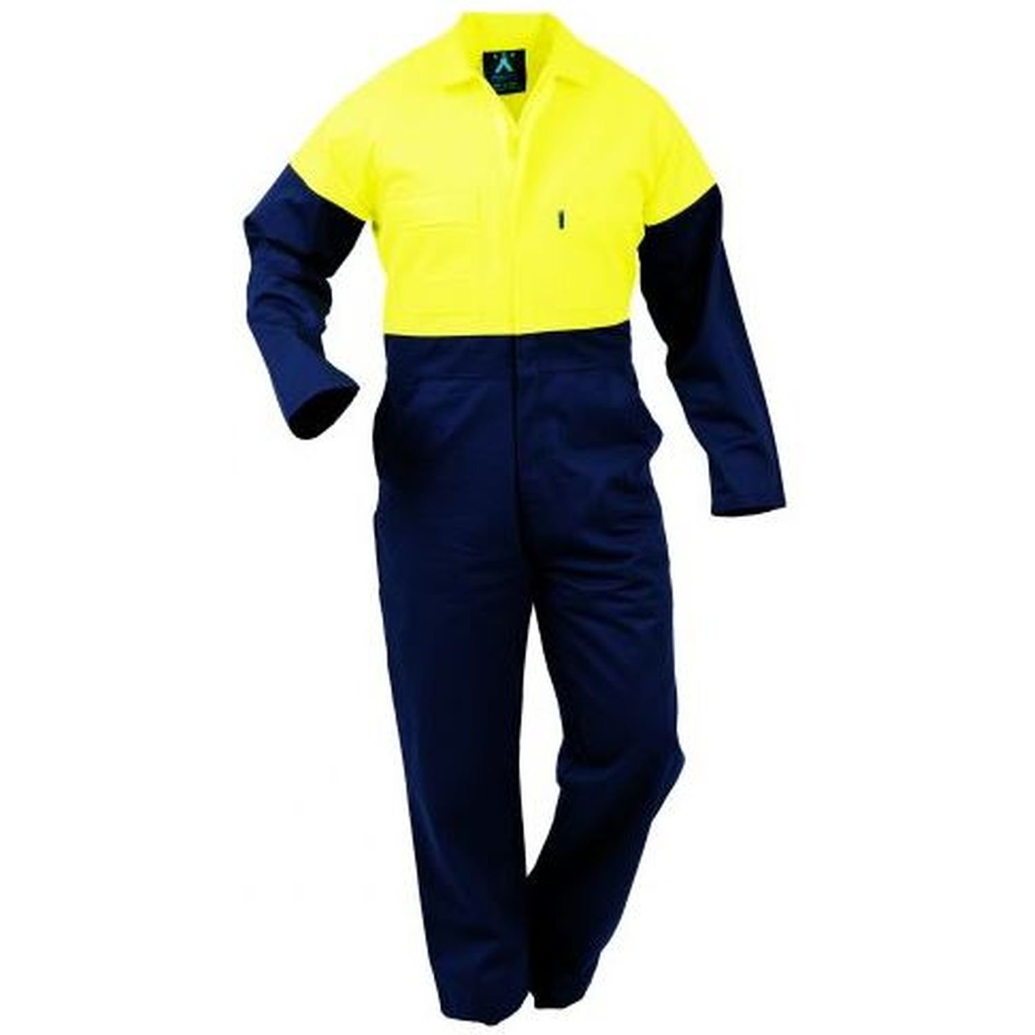 Hi Vis Day Only Zip Cotton Overall 300gsm
