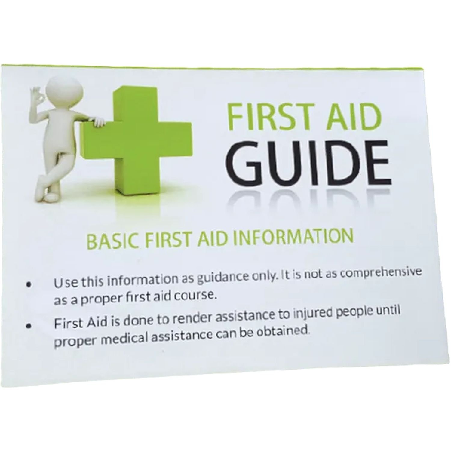 First Aid Instructions Tips / Guide
