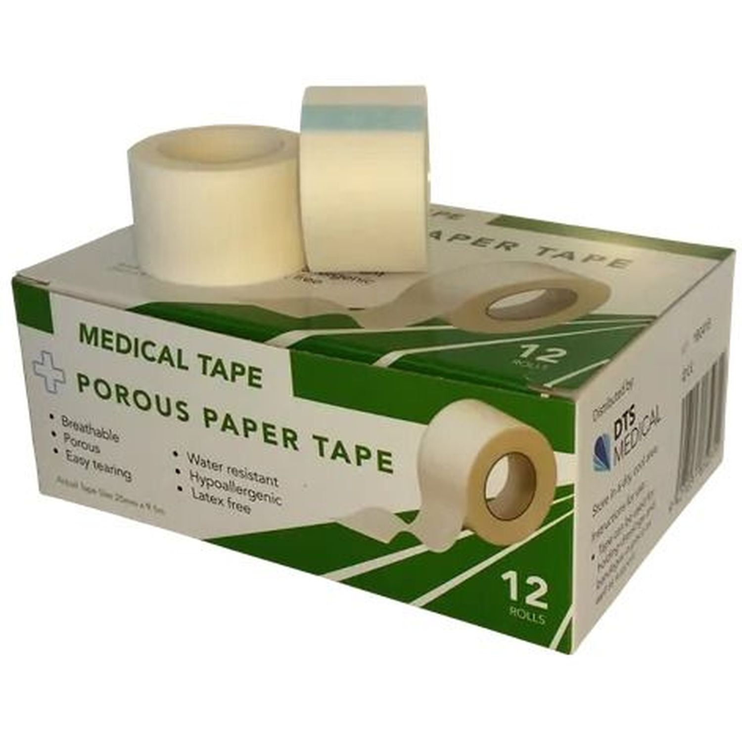 Micropourous Paper Tape 25mmx9.1M Box 12 Roll