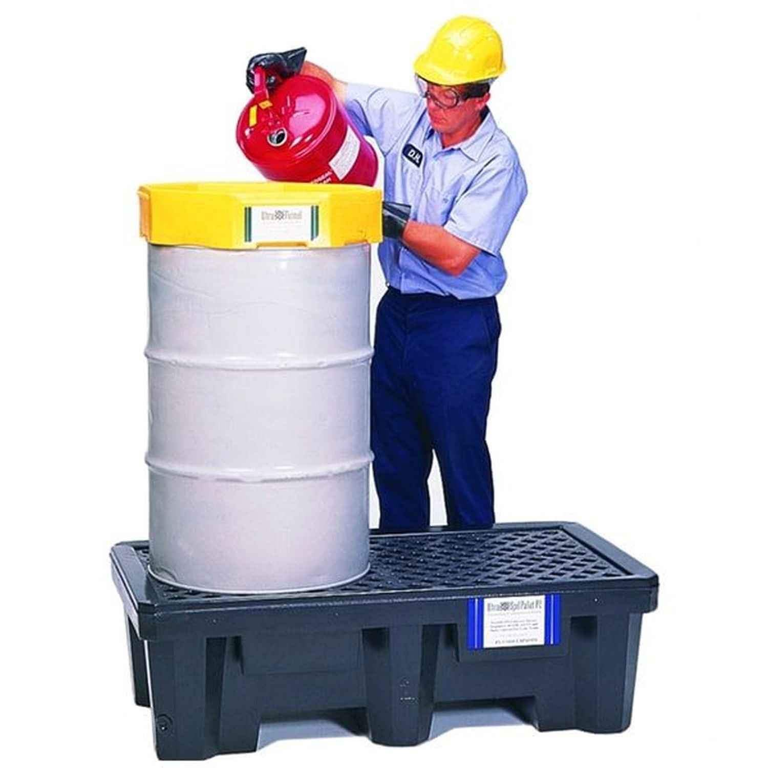 Ultra 2 Drum Polyethylene Spill Pallet (Excludes Freight)