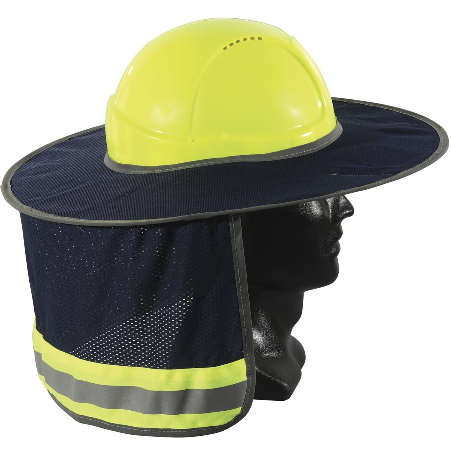 Full Brim Helmet Sun Shield Blue