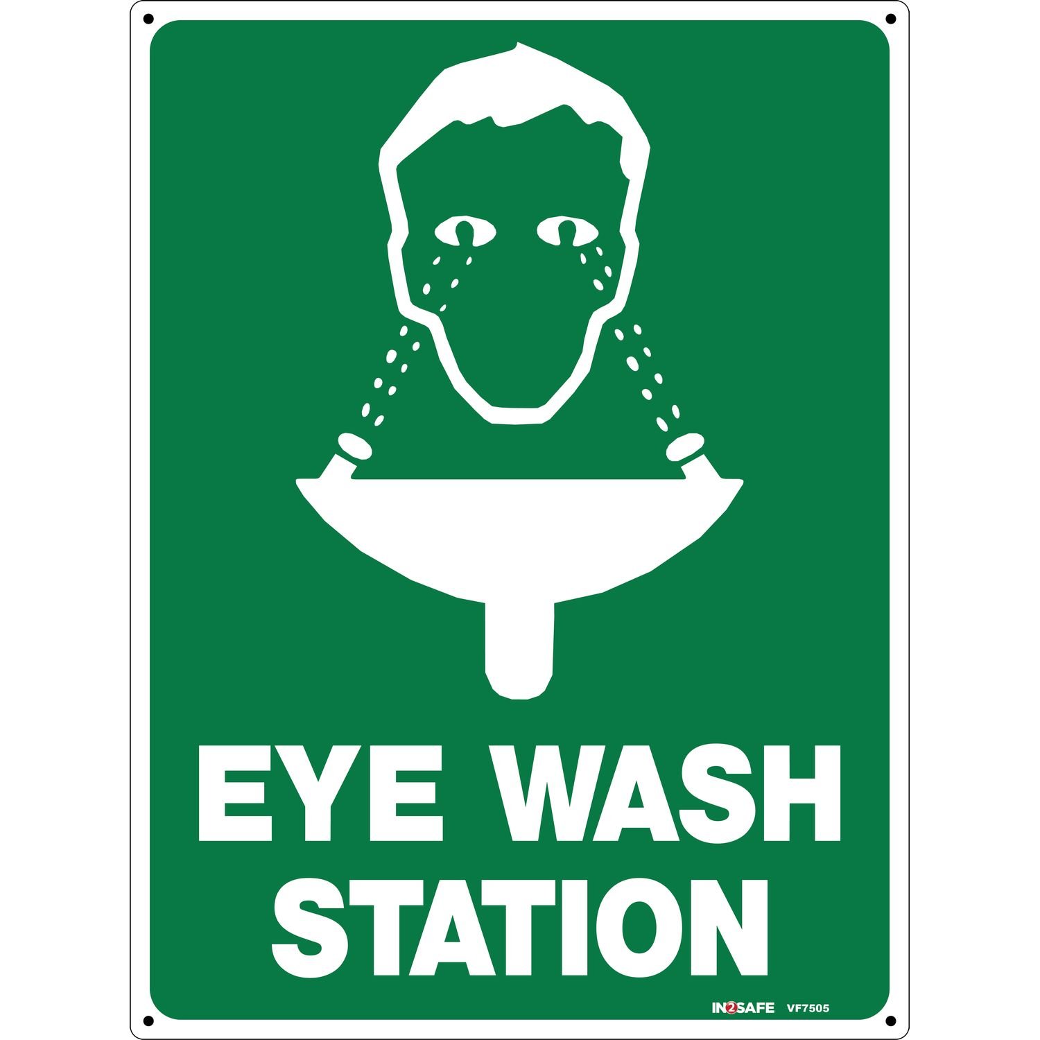 Eye Wash Station Sign