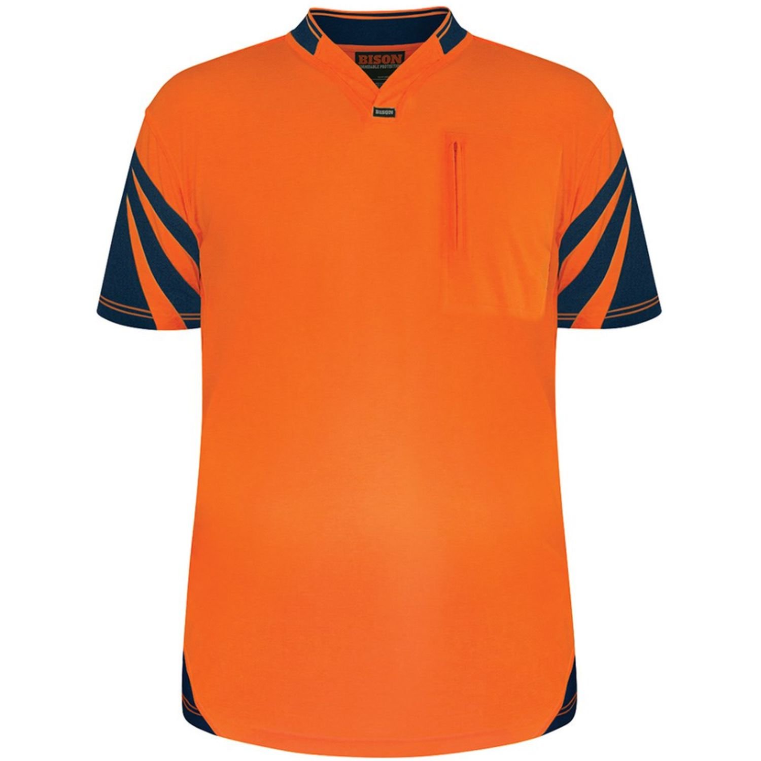 Hi Vis Day Only S/Sleeve Vented Cotton Back Lightweight Polo 145gsm