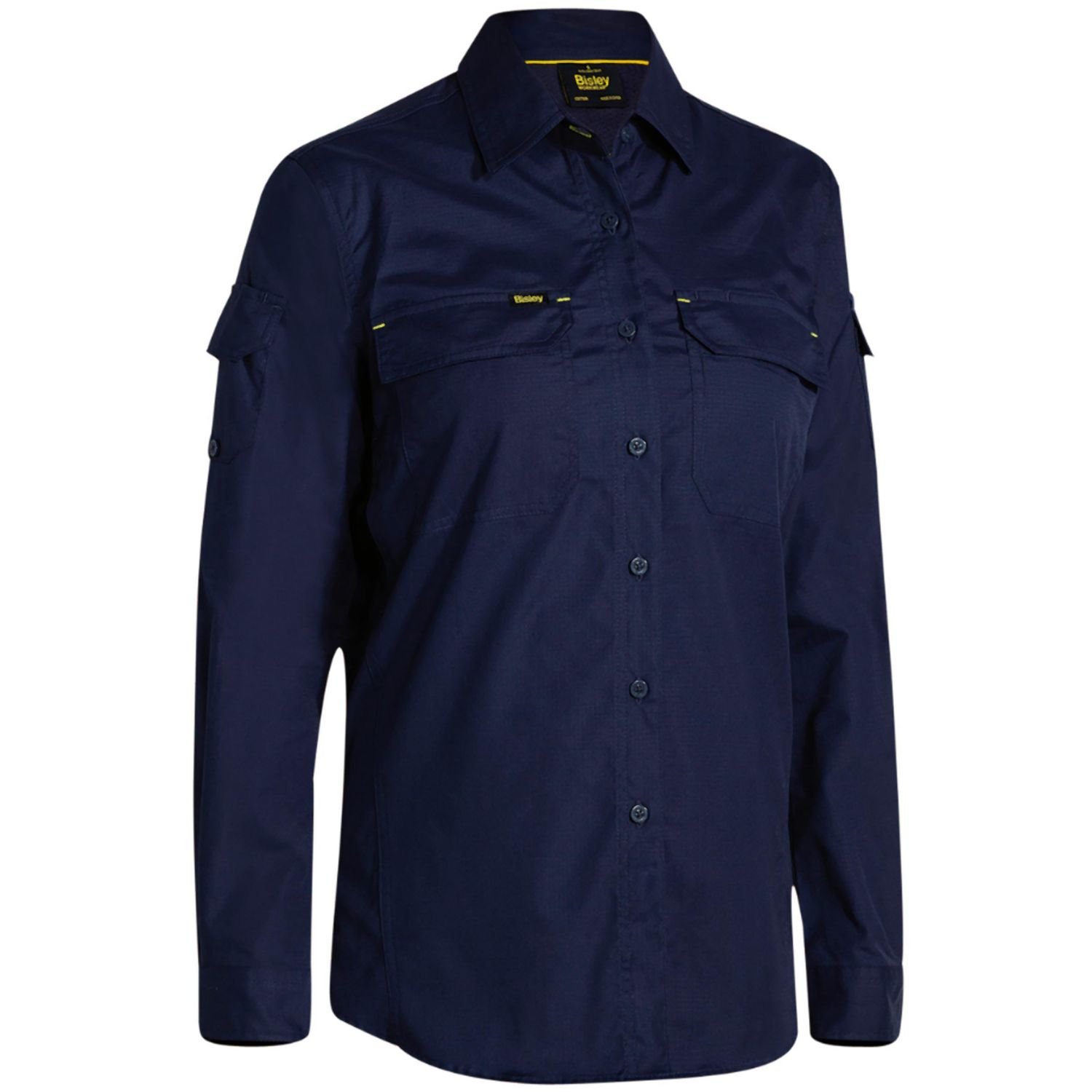 Bisley Womens Long Sleeve Airflow Ripstop Shirt