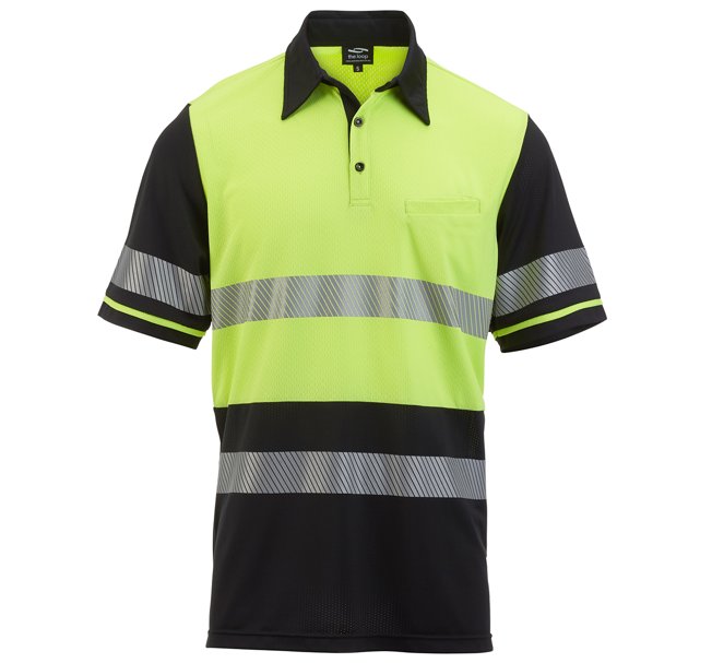 Day/Night Short Sleeve Segment Recycled Polyester Polo